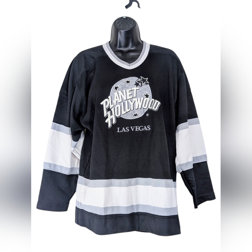 Vintage 1991 Planet Hollywood Las Vegas Hockey Jersey